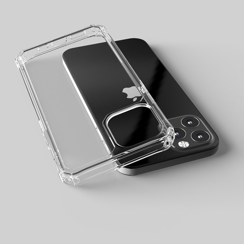 Dla etui na iphone\'a 12, gorąca sals 2mm odporna na wstrząsy zbroja przezroczysta przezroczysta obudowa z tpu na telefon iphone se do 11 12 pro max 2020 etui miękkie