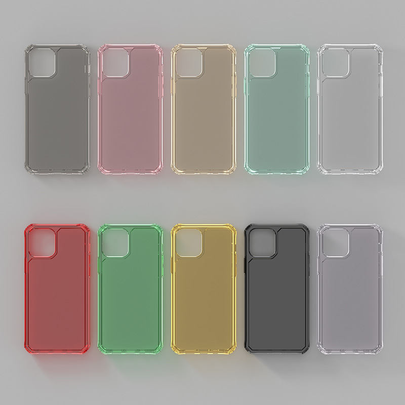 Dla etui na iphone\'a 12, gorąca sals 2mm odporna na wstrząsy zbroja przezroczysta przezroczysta obudowa z tpu na telefon iphone se do 11 12 pro max 2020 etui miękkie